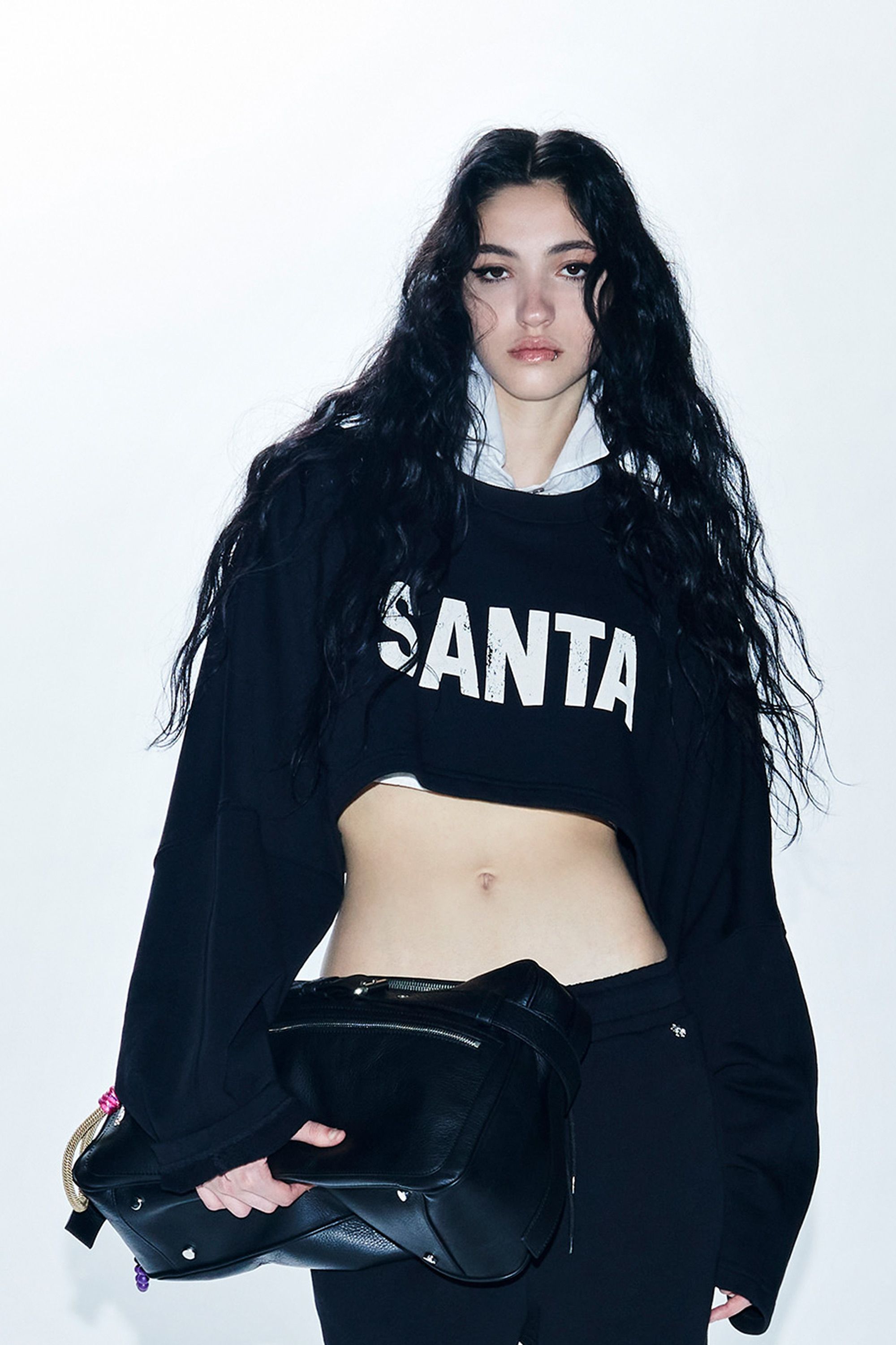 SWEATSHIRT CROP SANTA - Aniye By