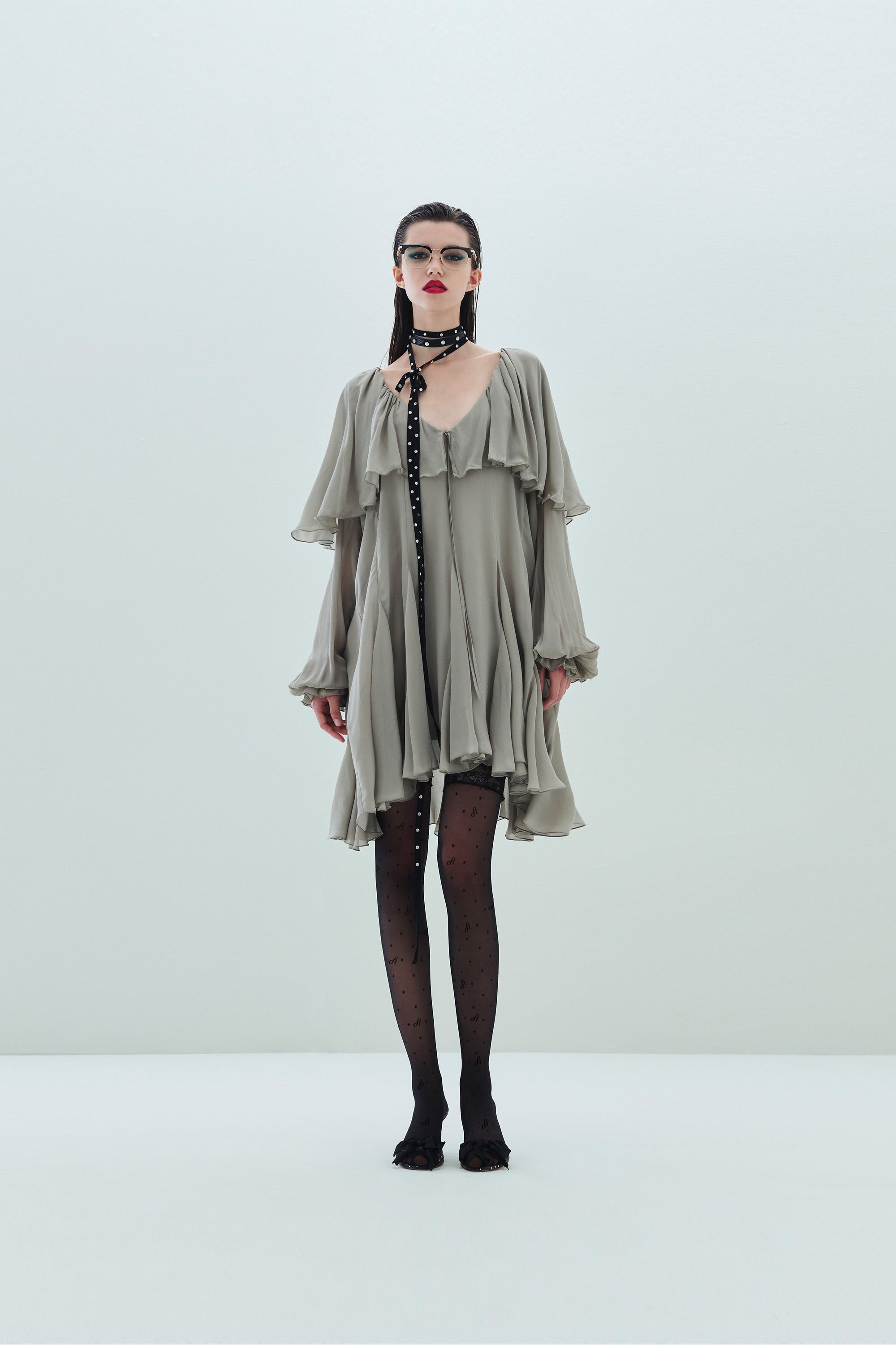 CAPE MINI DRESS PEN - Aniye By