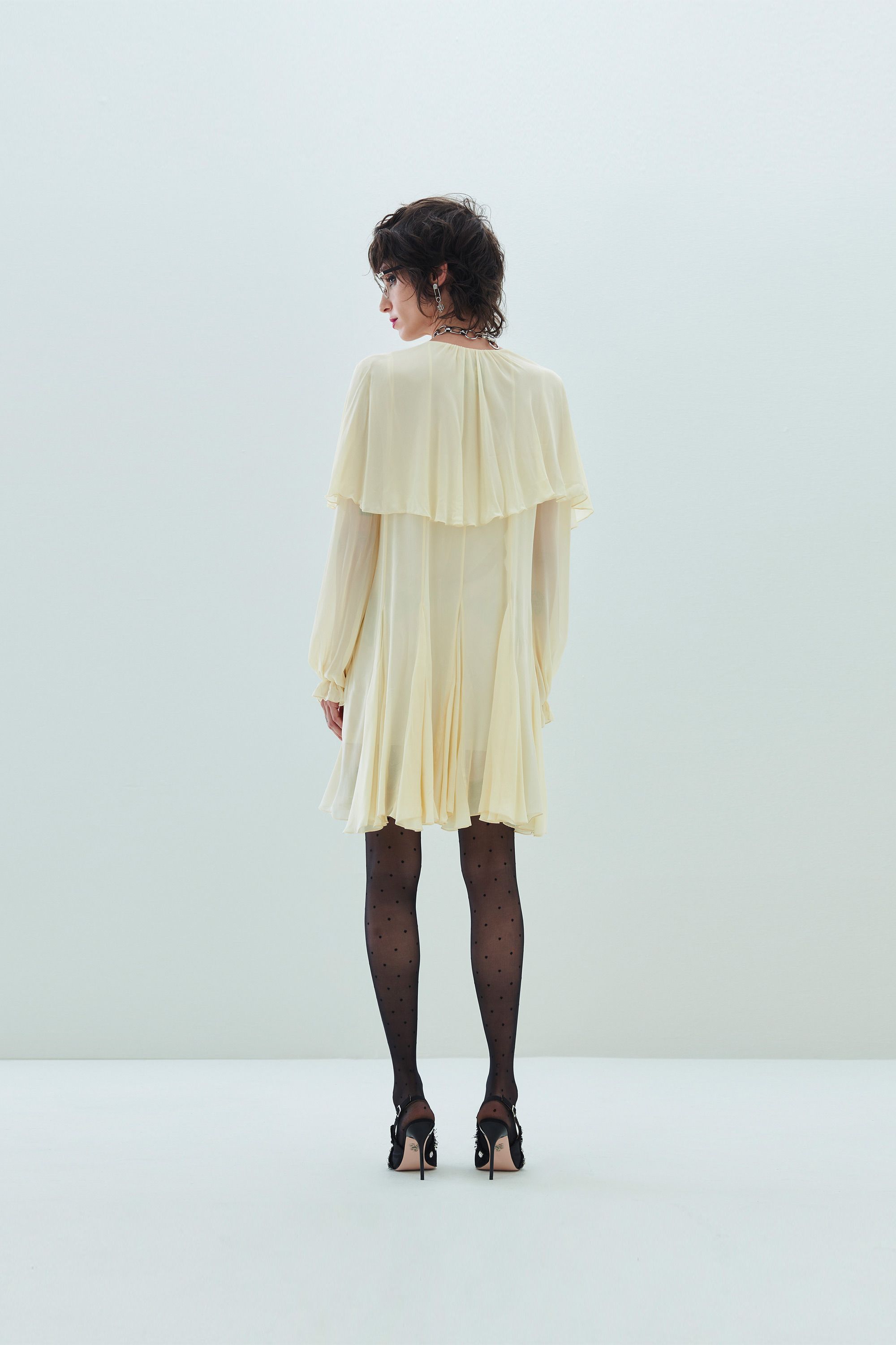 CAPE MINI DRESS PEN - Aniye By
