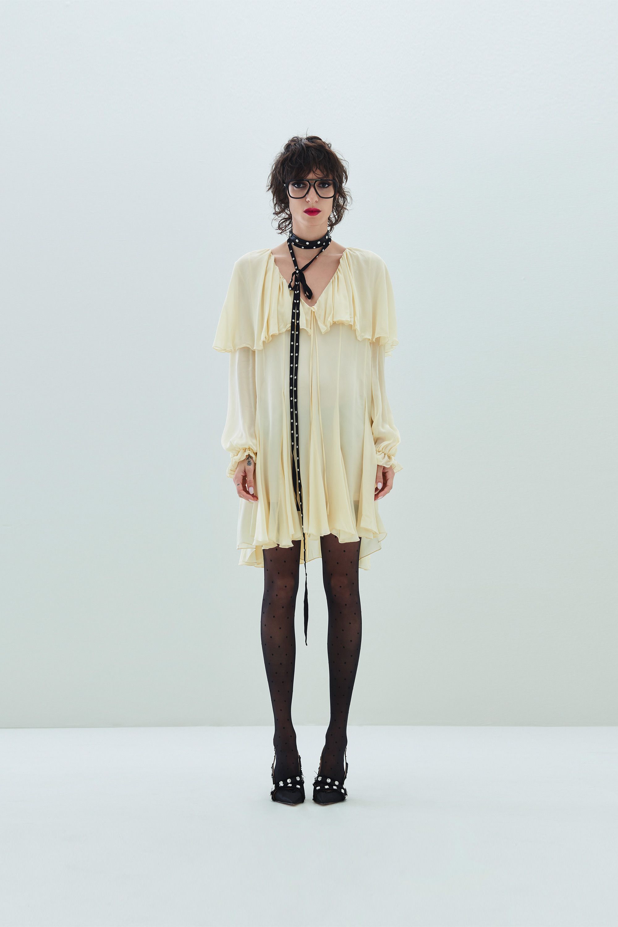 CAPE MINI DRESS PEN - Aniye By
