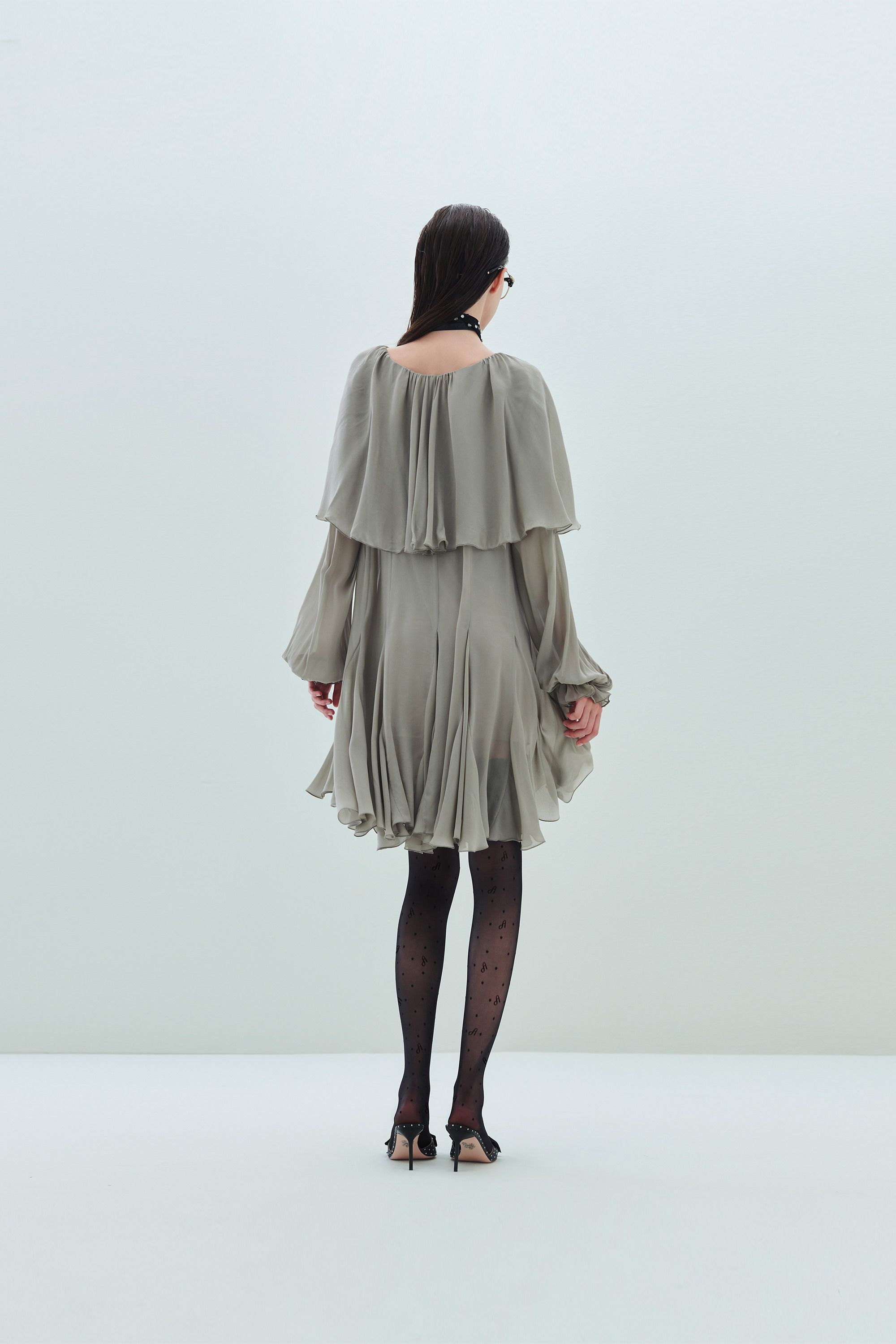 CAPE MINI DRESS PEN - Aniye By