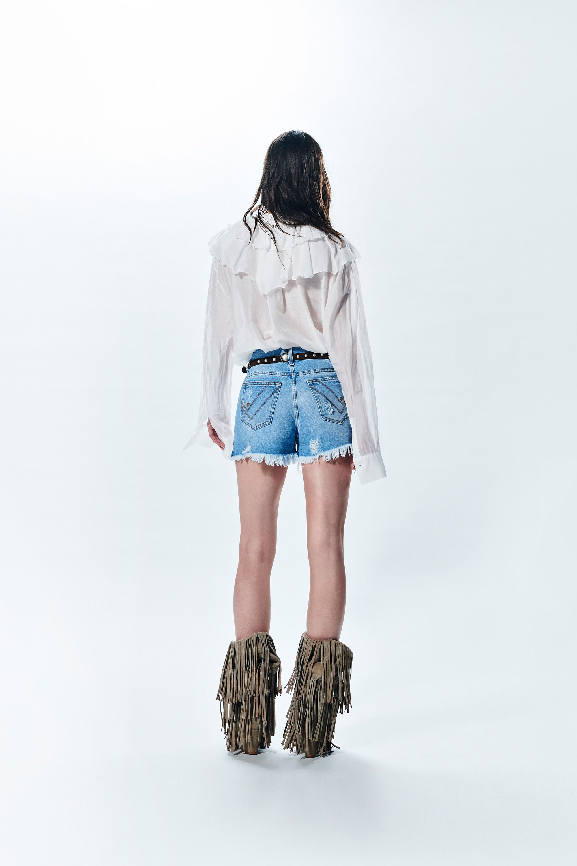 RUFFLE SHIRT CARMEN - Aniye By