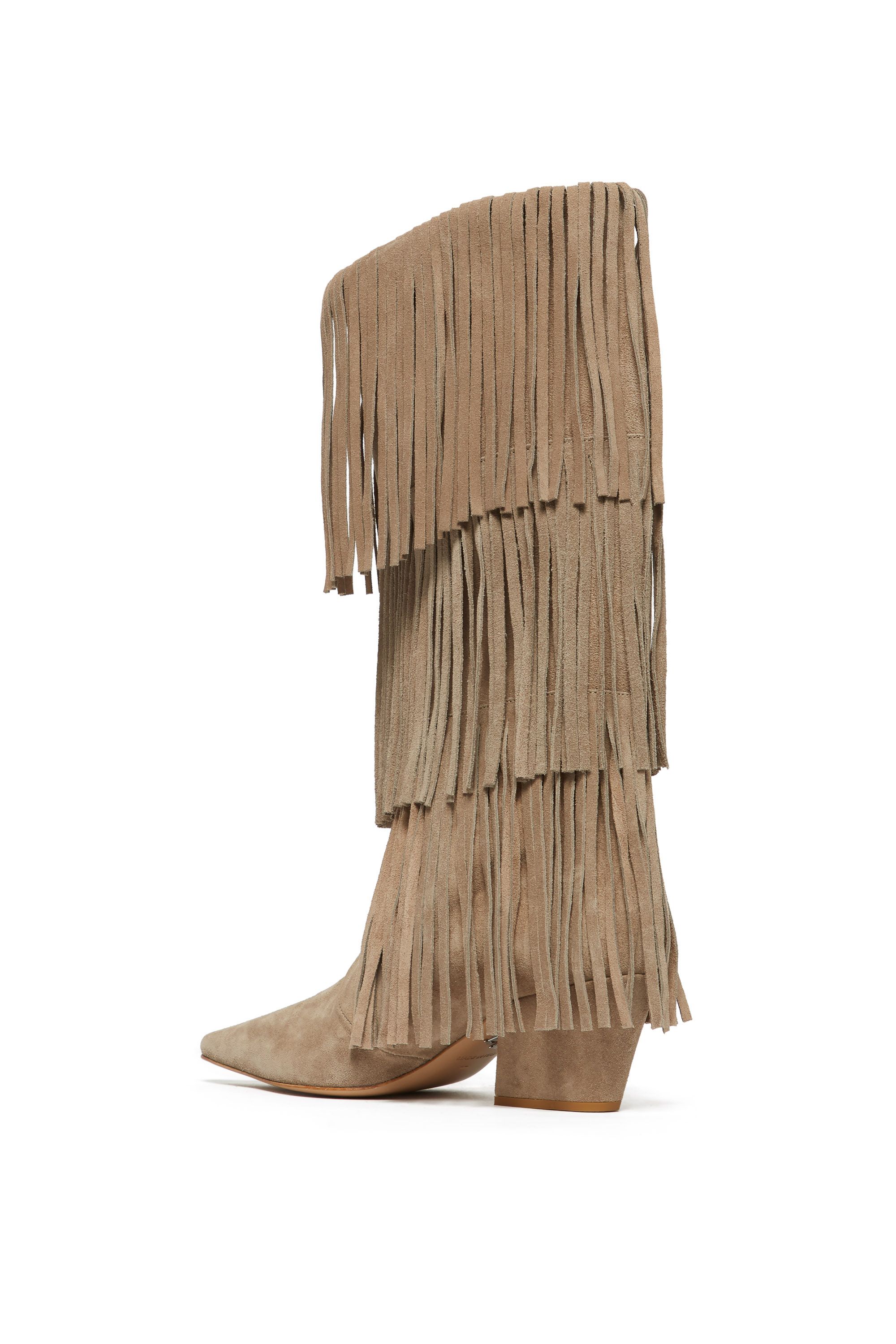 COWBOY FRINGES BOOTS - Aniye By