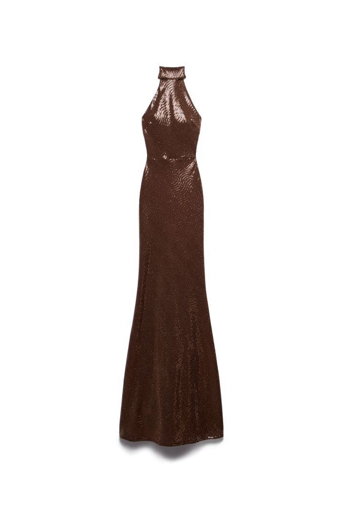 SIREN DRESS BETH - Moka