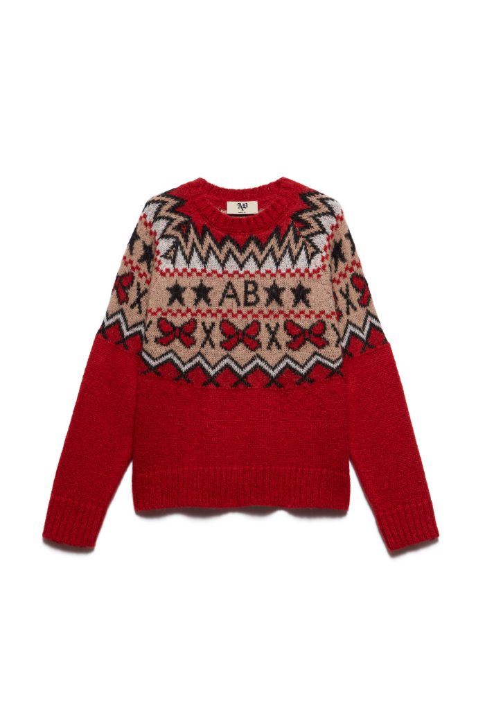 PULL MIRA - Scarlatto