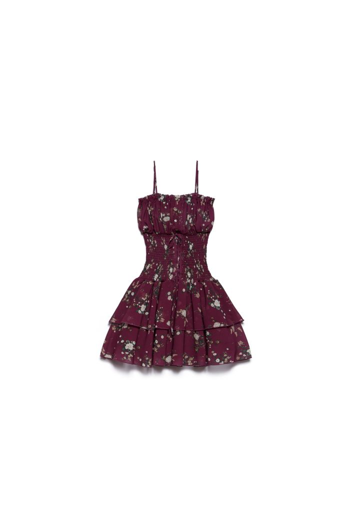CORSET DRESS CAMIL - Berry love