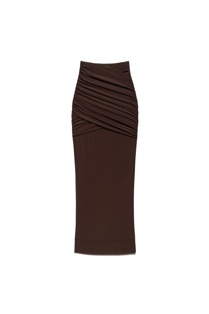 WRAP SKIRT SCANDAL - Moka