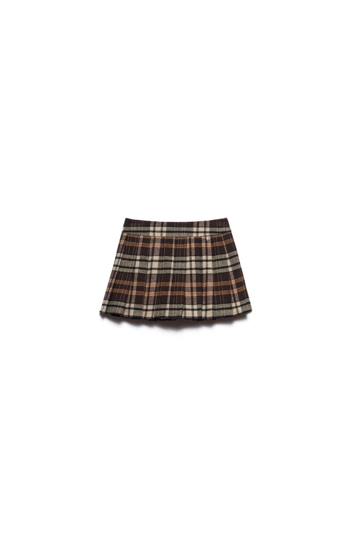 MINI SKIRT GWEN - Moka check