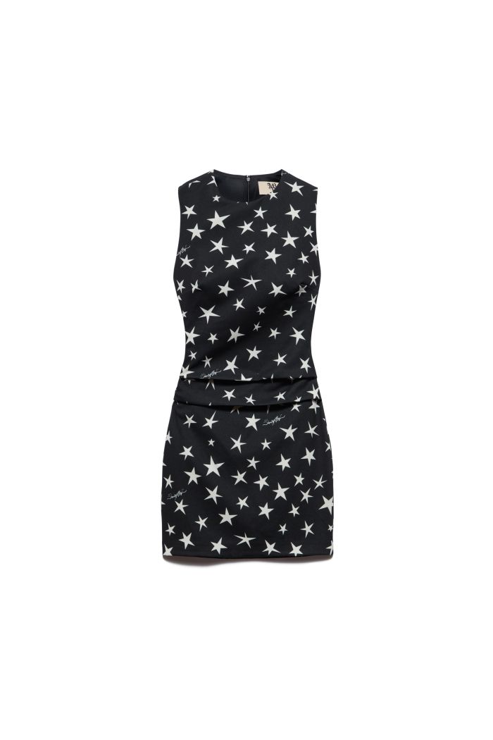 CUT OUT DRESS SUKY - Black star