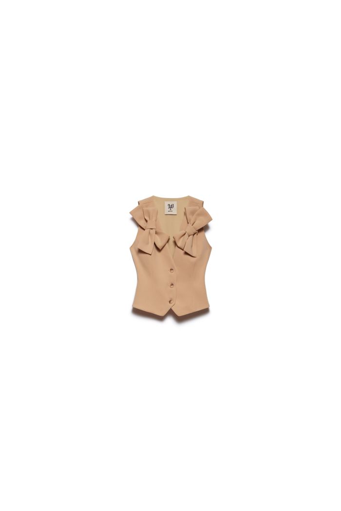 GILET TARA - Nude