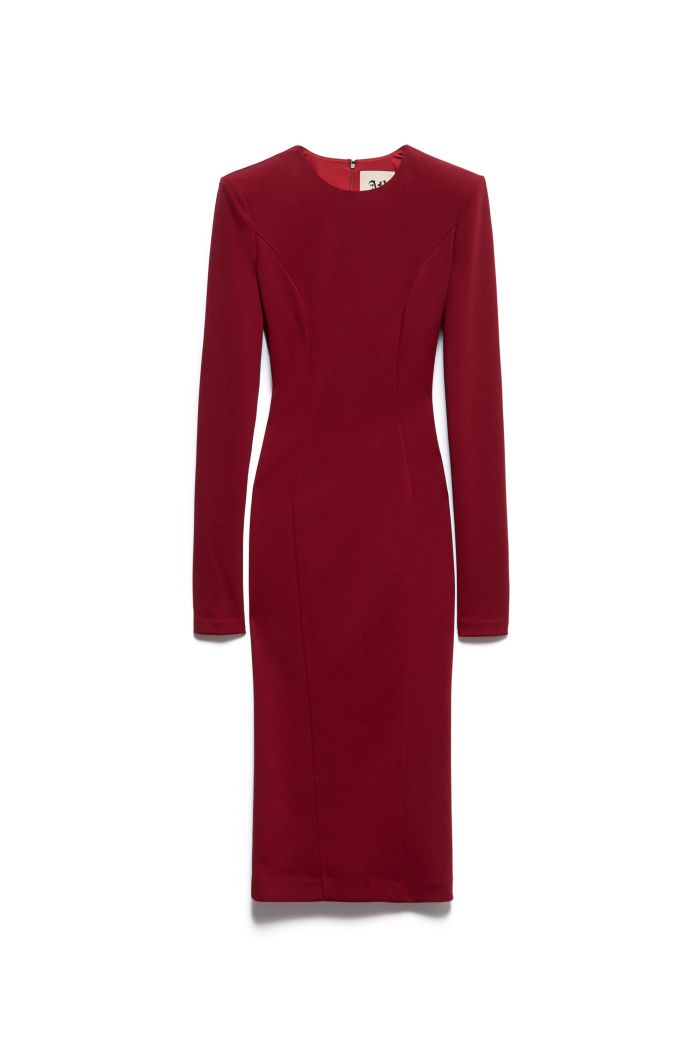 MIDI DRESS SIENNA - Burgundy