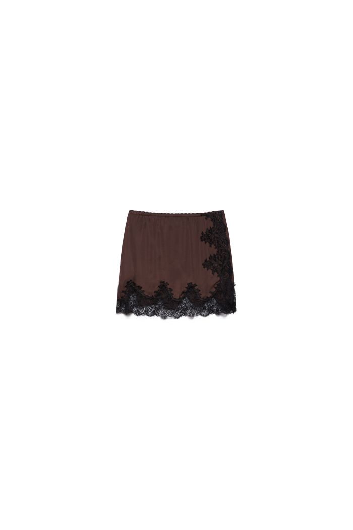 MINI SKIRT COCO - Choco