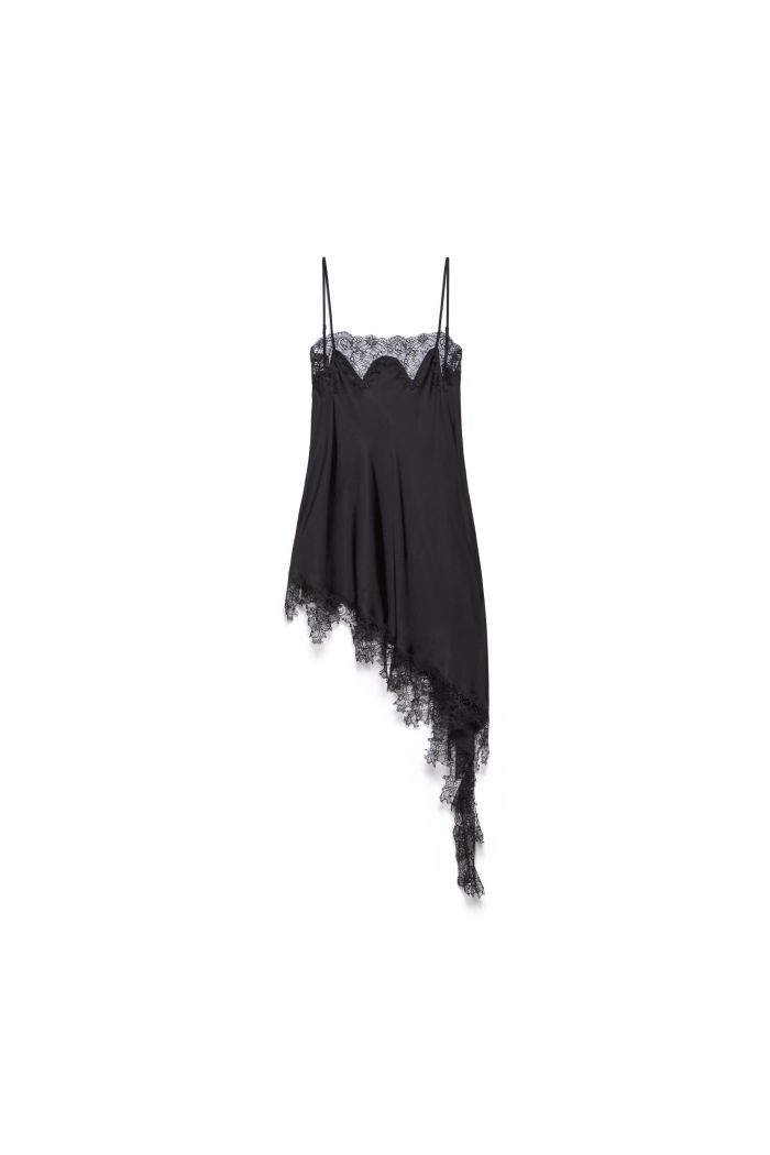 ASYMMETRIC TOP COCO - Black