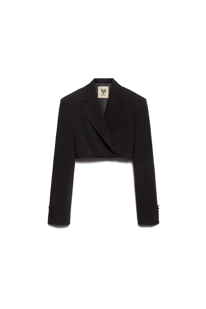 CROP JACKET LINDA - Black