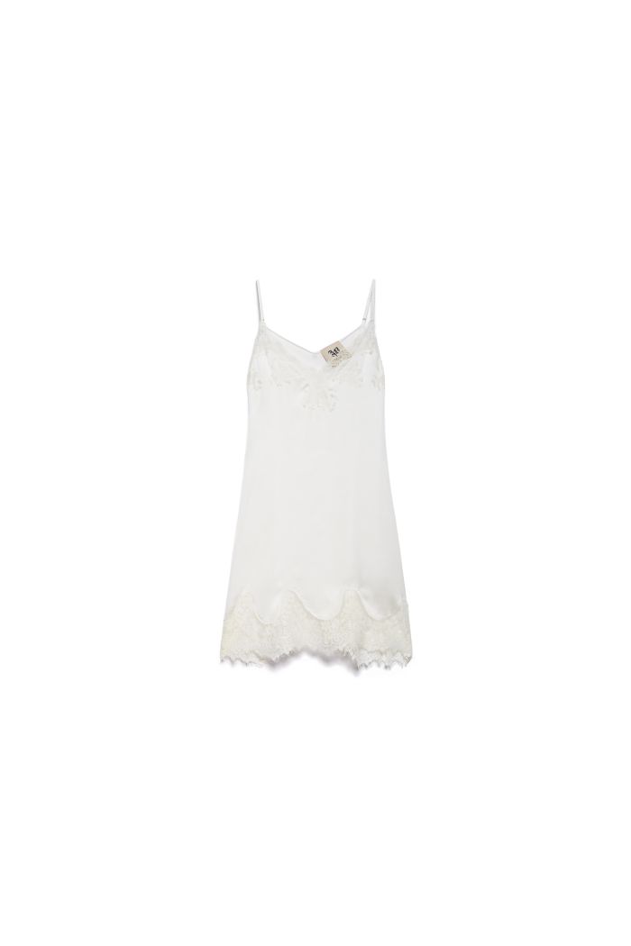 SLIP DRESS COCO - Milk
