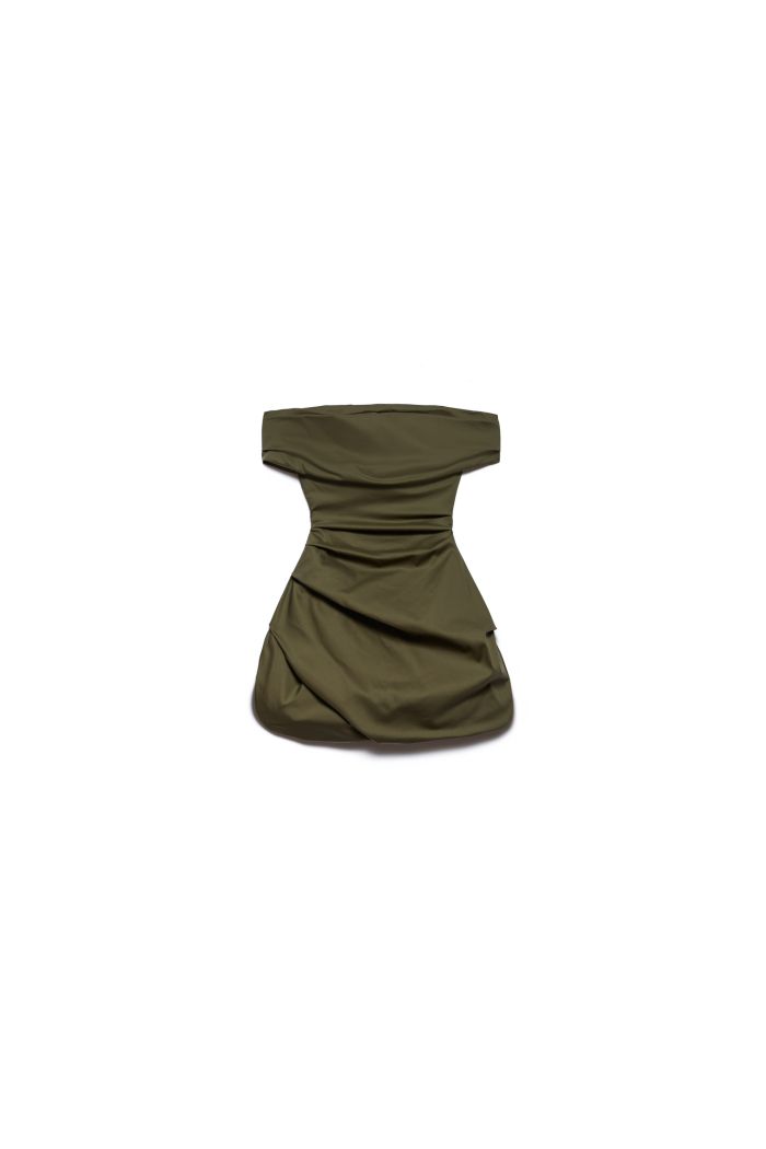 PARTY DRESS COSTANZA - Army