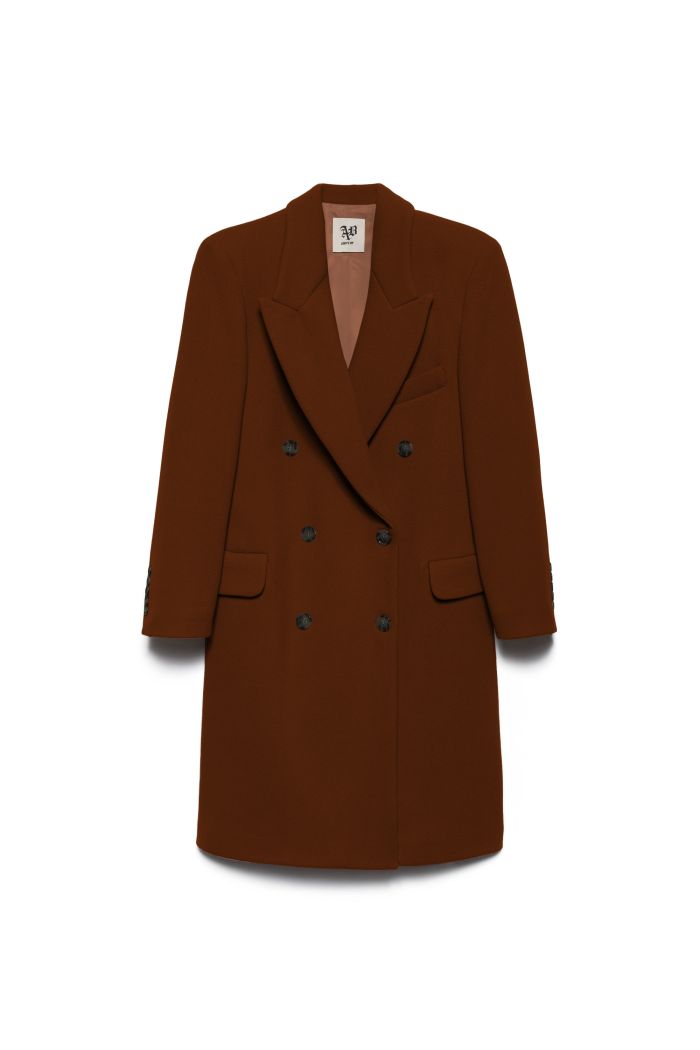 OVER COAT JANIS - Choco