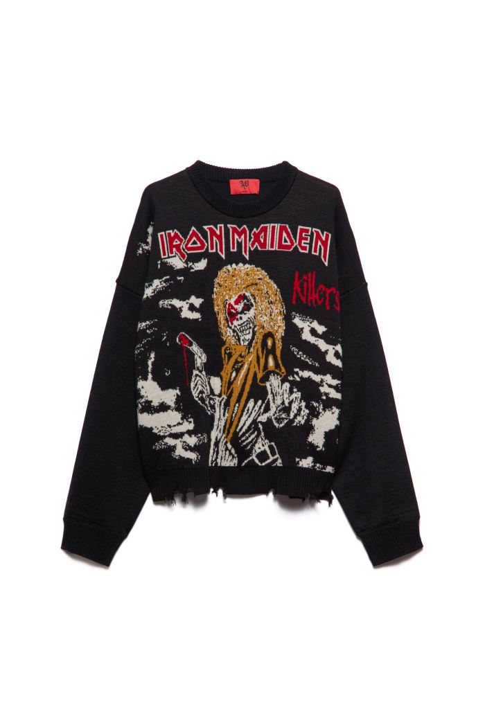 PULL IRON MAIDEN - Black