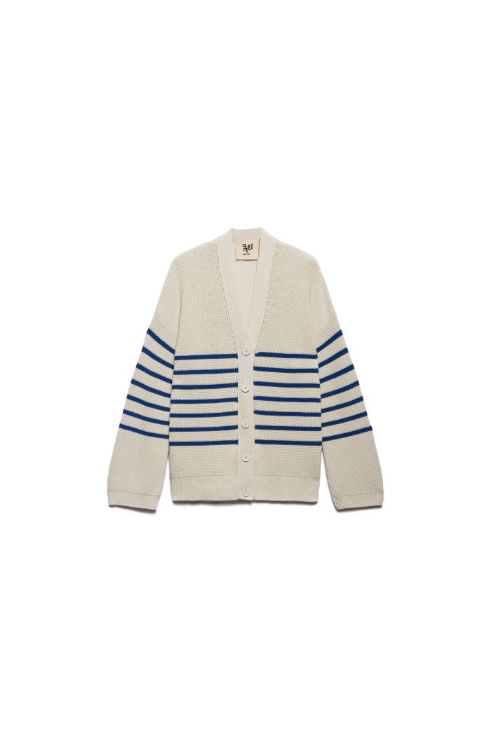 CARDIGAN GILLIAN - Vanil blu