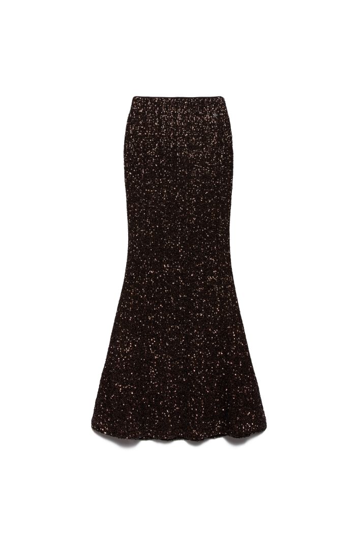 LONG SKIRT LUXY - Moka