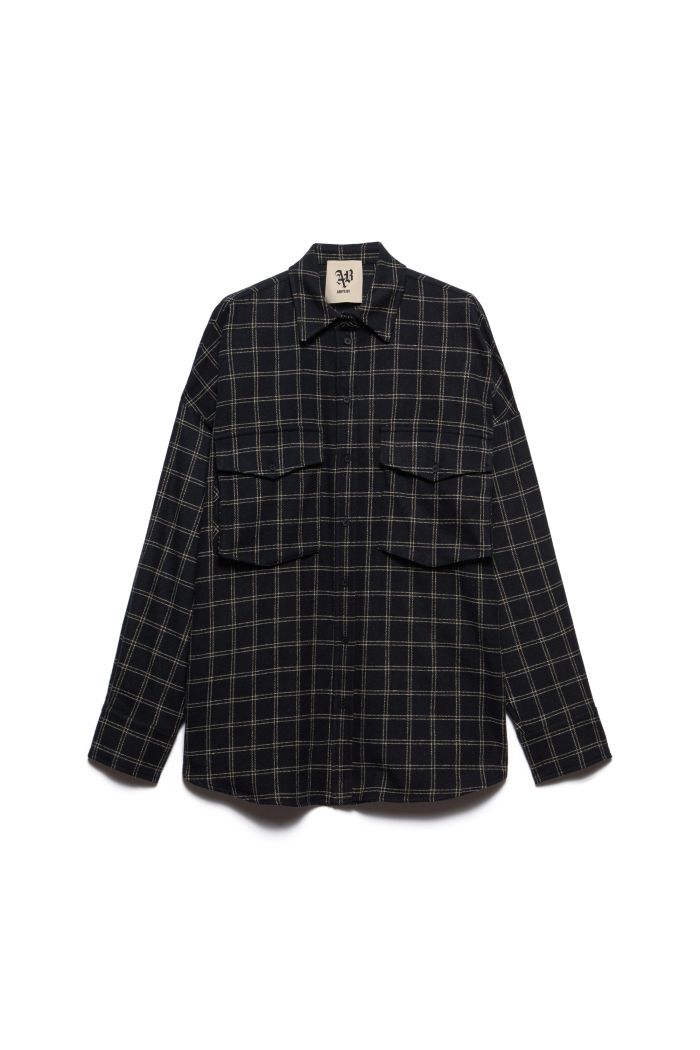 SHIRT GWEN - Black check
