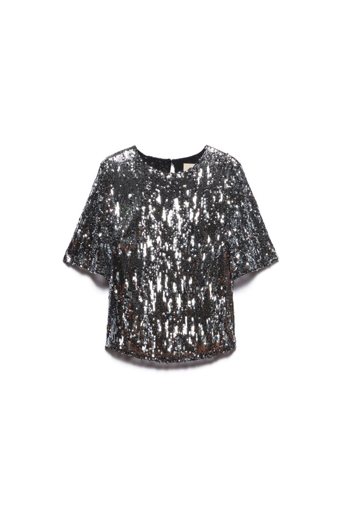 TOP LULÙ - Silver-black