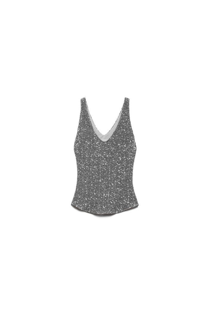 TOP LUXY - Silver deep