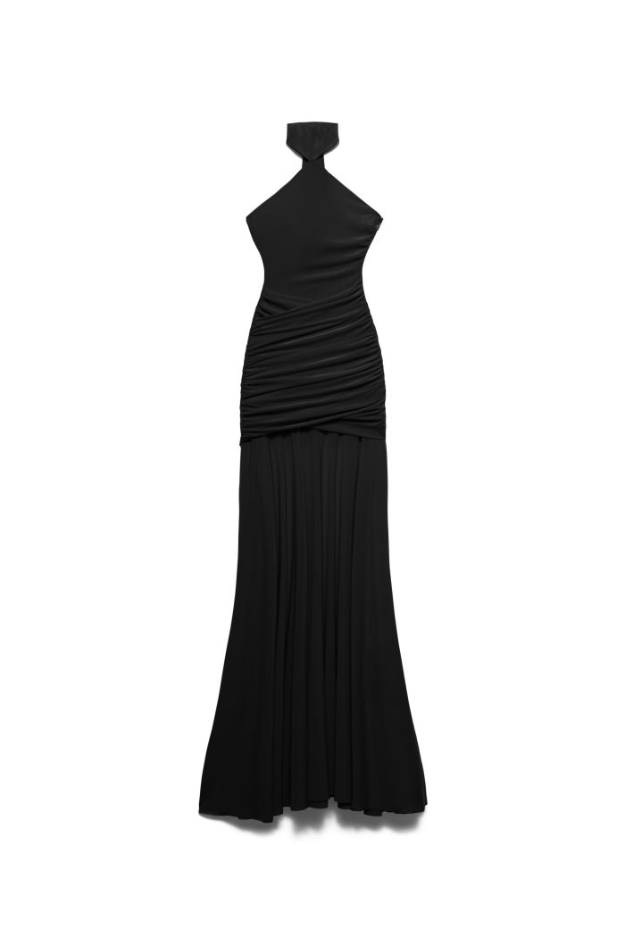 SCARF DRESS SCANDAL - Black