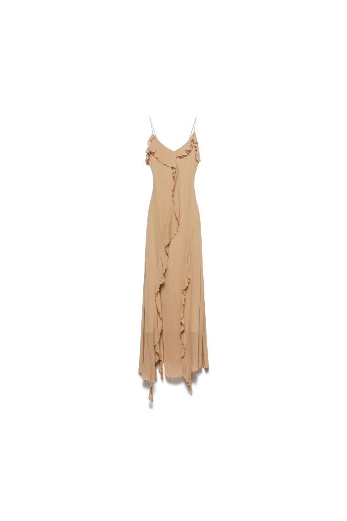 LONG DRESS MARIAN - Lovely beige
