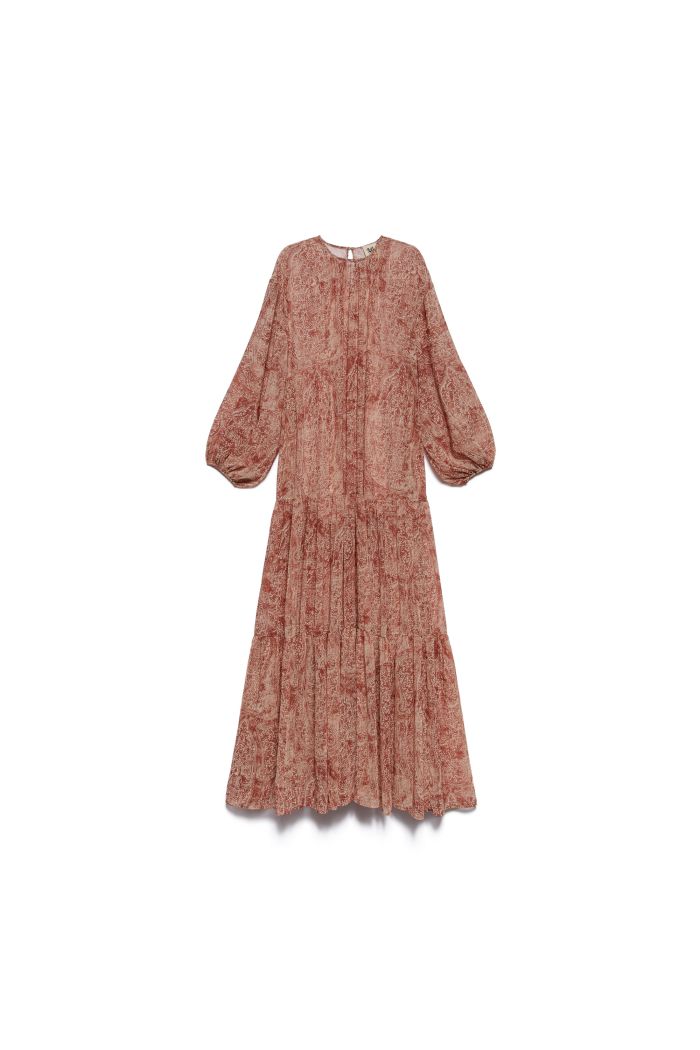 BOHO DRESS NIKO - Deep ribbon