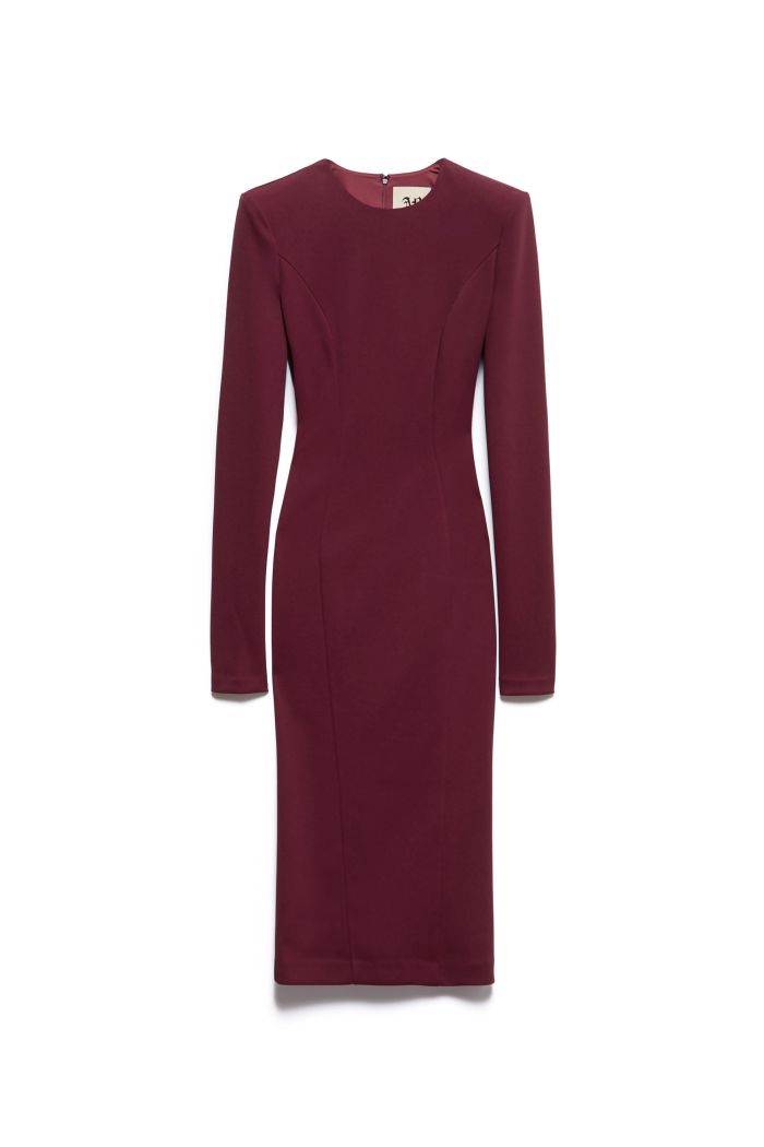 MIDI DRESS SIENNA - Berry
