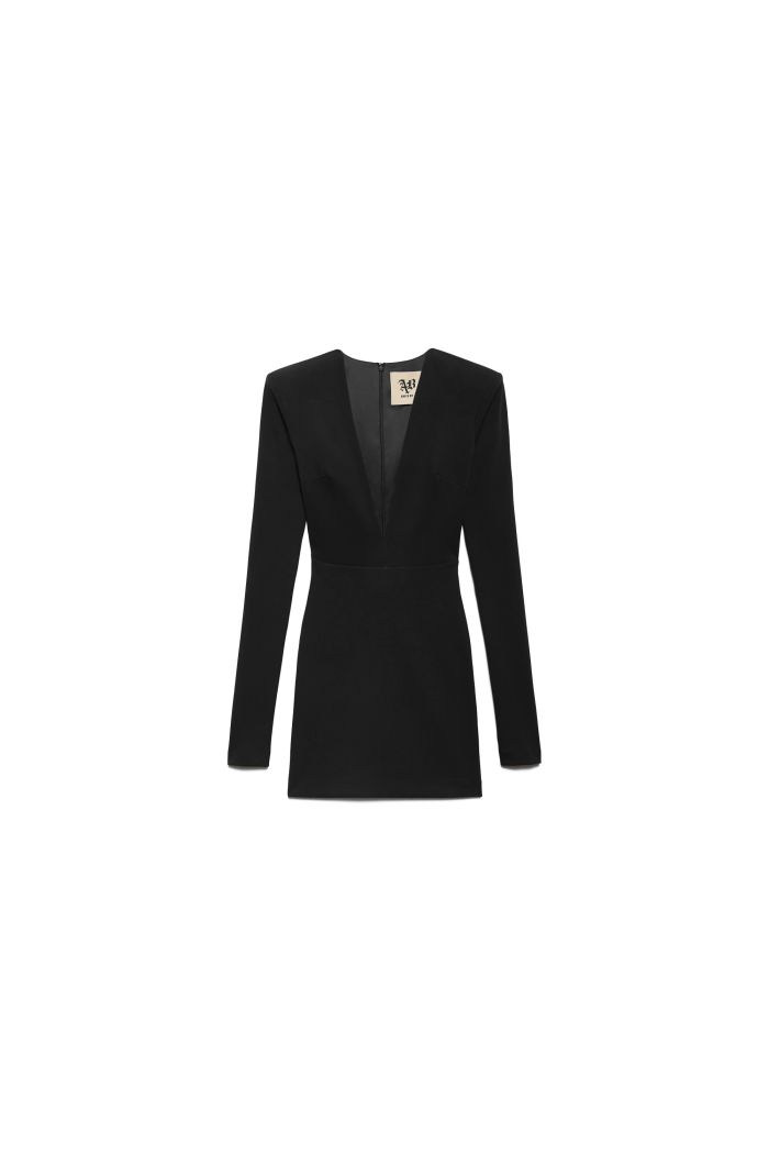 V DRESS SIENNA - Black