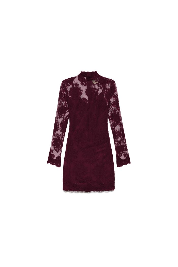 MINI DRESS VIVÌ - Ruby noir