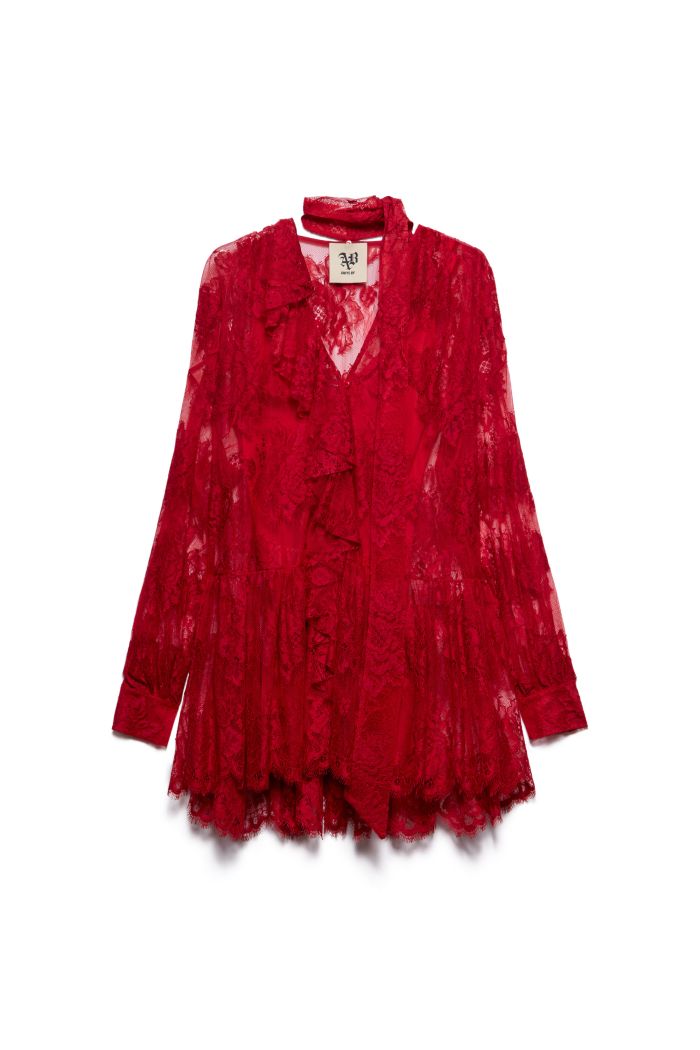 BABYDOLL DRESS LACE - Scarlatto