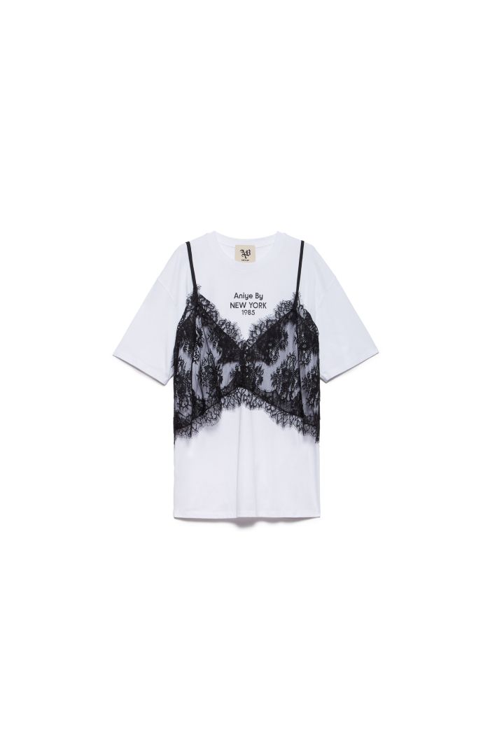 LINGERIE TEES LILA - White