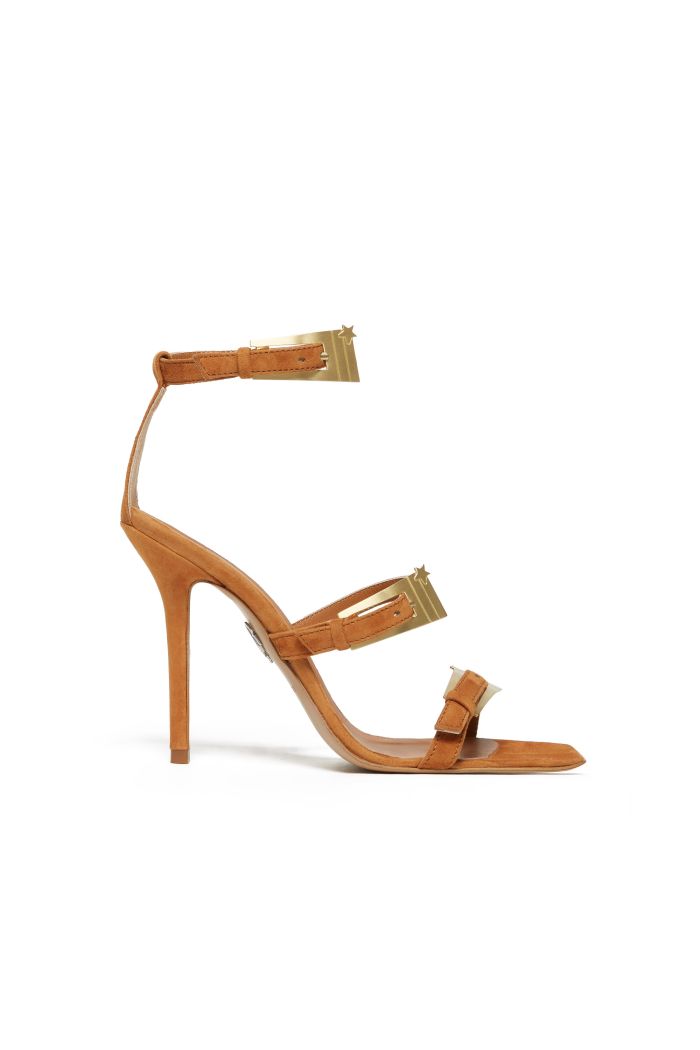 CHARLIE HEELS - Cognac