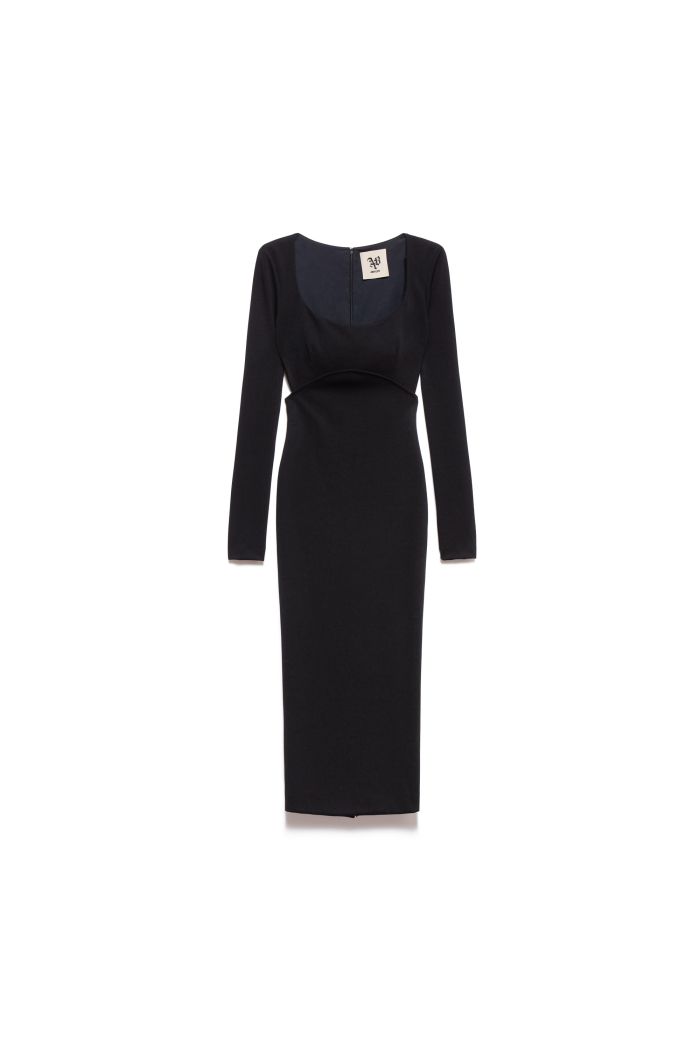 MIDI DRESS JADE - Black