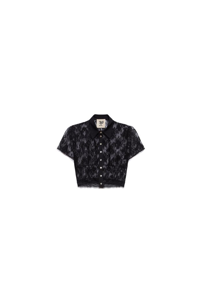 CROP SHIRT ERA - Black