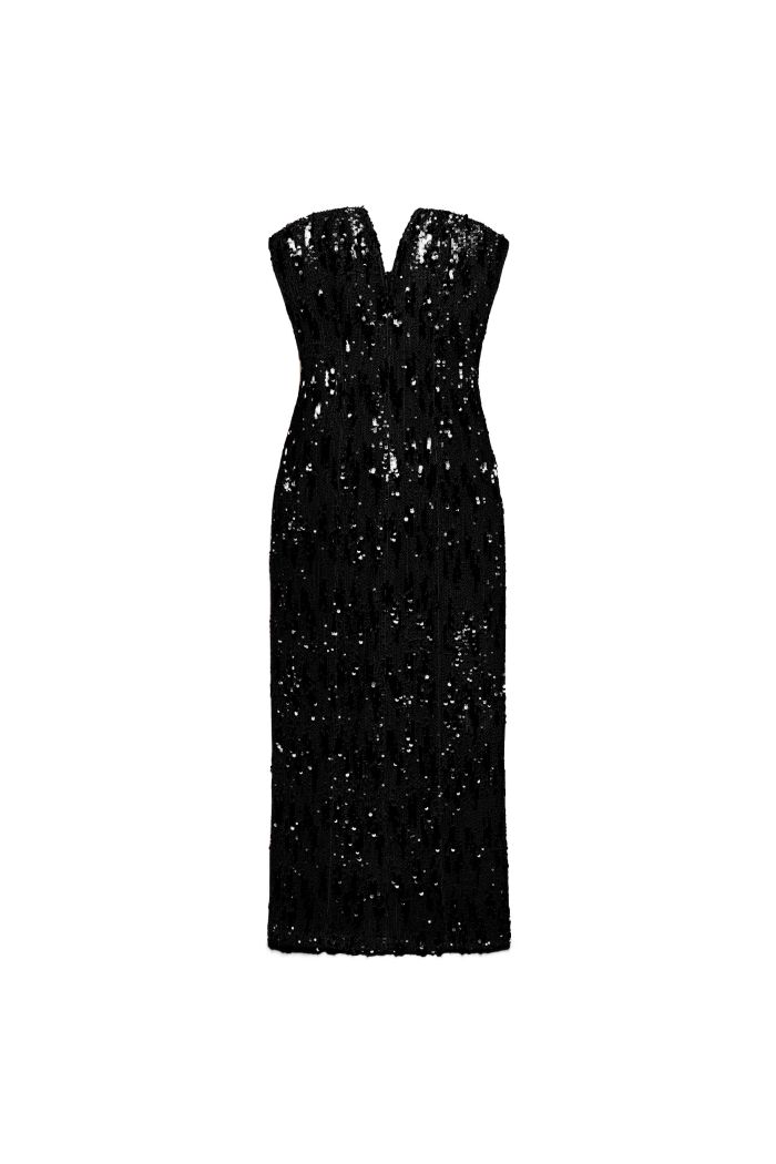 BUSTIER DRESS LULÙ - Black