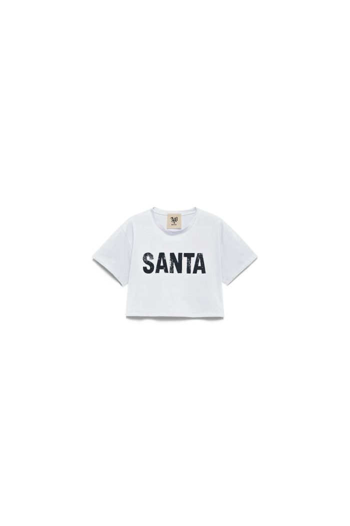 CROP TOP SANTA - Blanc