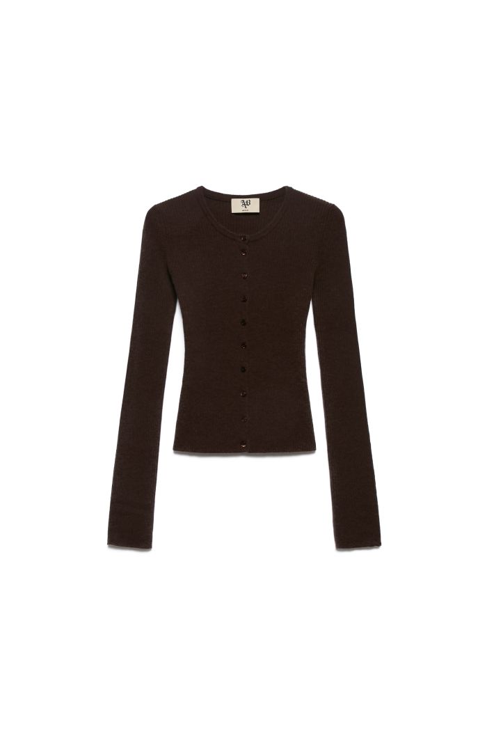 CARDIGAN VIVIEN - Moka