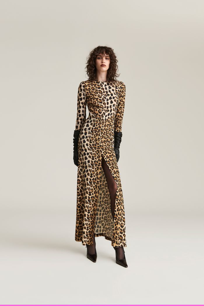 SPLIT DRESS FLOR