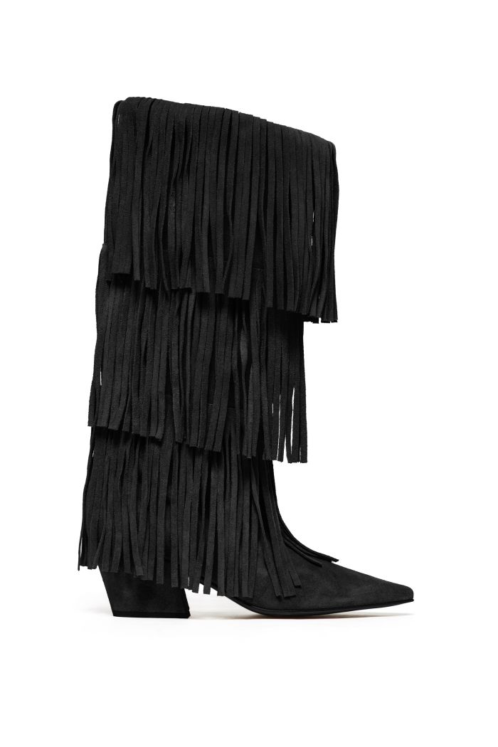 COWBOY FRINGES BOOTS - Aniye By