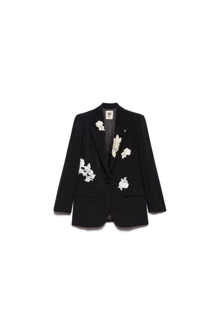 LACE JACKET SANDY - Black