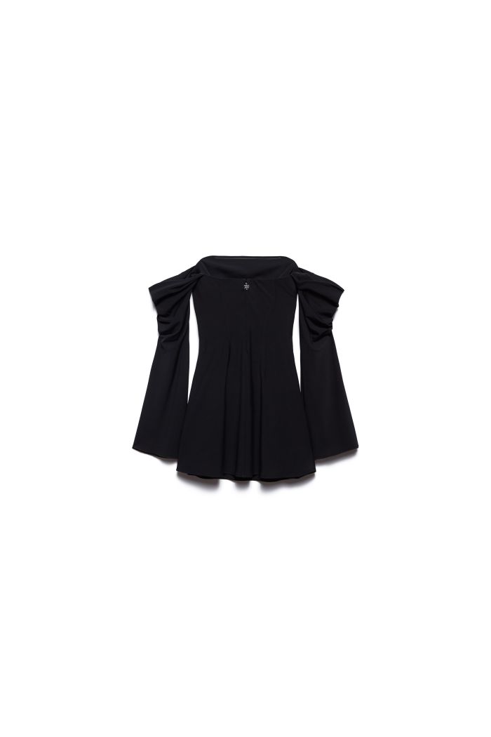 UNSHOULDER DRESS DEMI - Aniye By