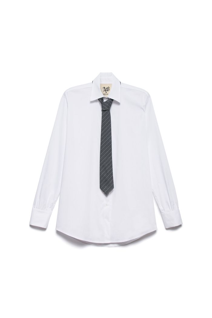 TIE SHIRT MOON - White