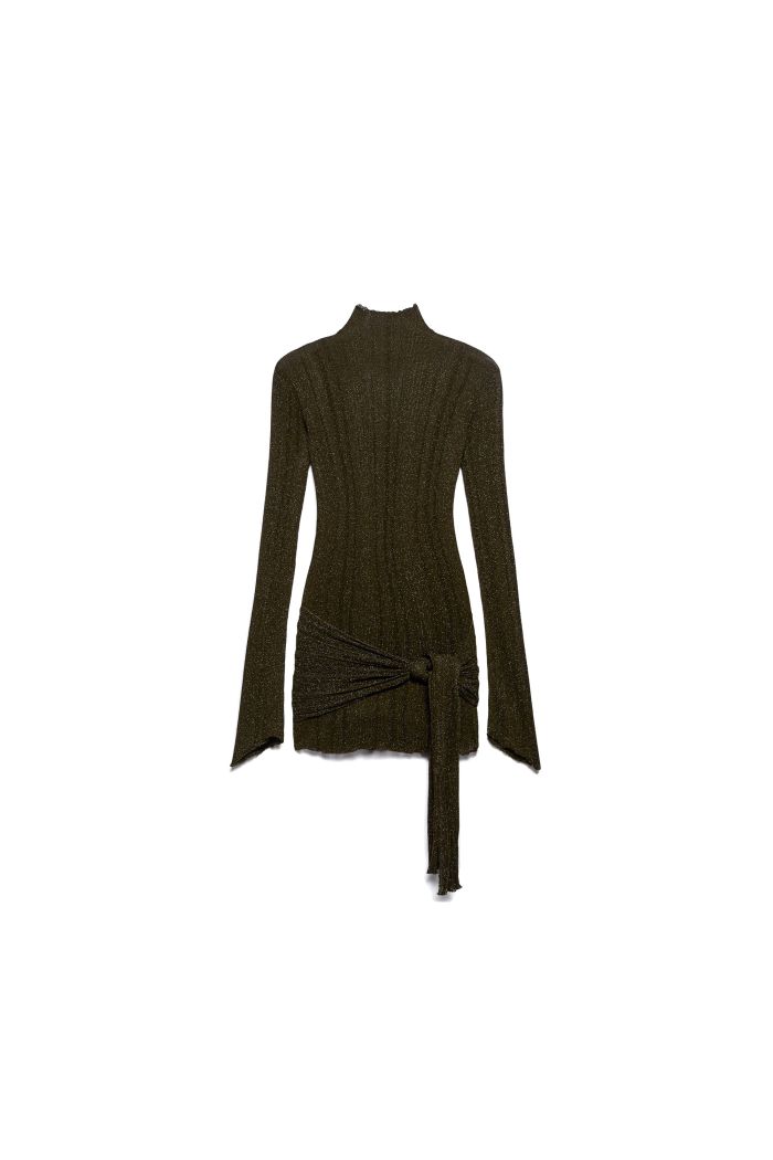 MINI DRESS GOLDIE - Mud