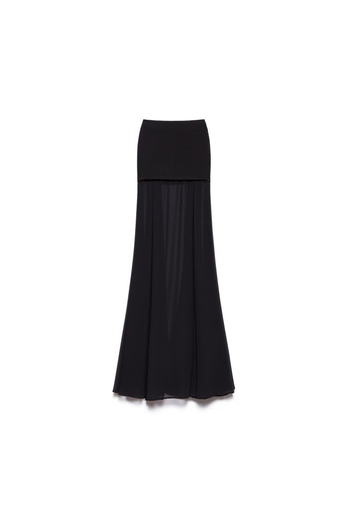 LONG  SKIRT LAVINIA - Black
