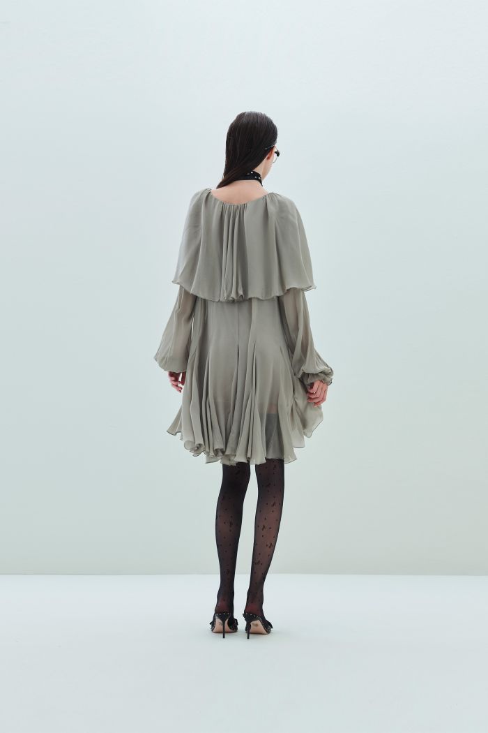 CAPE MINI DRESS PEN - Aniye By
