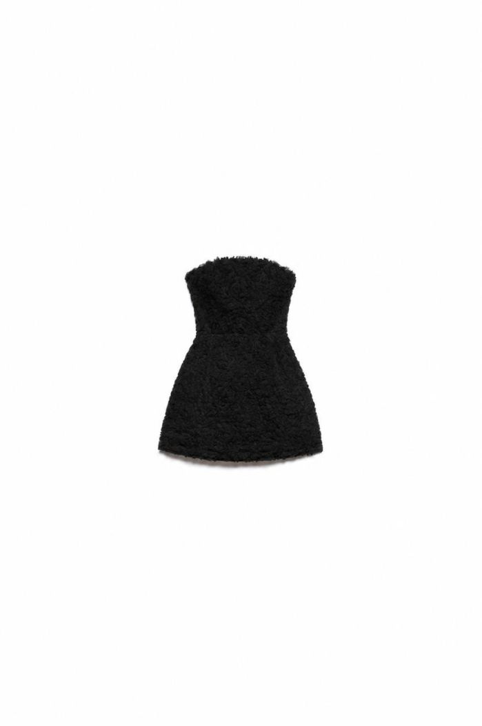 PARTY DRESS AMELIA - Black vinyl